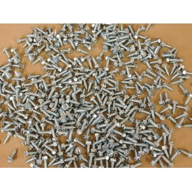 auto magic 500 Bulk Zinc Plated LICENSE PLATE TAG SCREWS Hex Head Car Dealer Lot Self