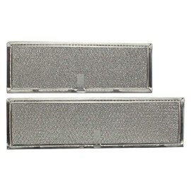 Air Filter Factory Replacement For S97009786, 97009786 Broan Nutone Aluminum Mesh Grease Downdraft Range Hood Filter Set 3-7/8 x 8 x 3/32 & 3-7/8 x 10-3/8 x 3/32 Inches