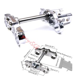 Unbranded Triple Tree Clamp Bar Riser for Pit Dirt Bikes 70cc 90 110 125cc Apollo Coolster