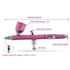 Airbrush Gun Pink 0.3mm Diameter Nozzles Portable Air Brush Painting
