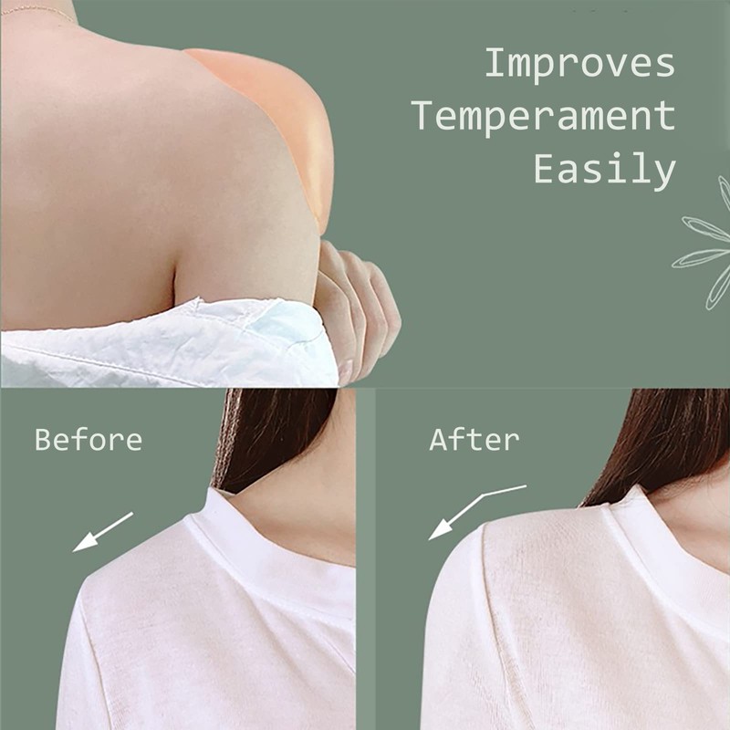 Silicone Shoulder Pads for Womens Clothing, Kootinn Anti-Slip Shoulder Push-Up