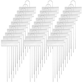 30 Pack 10.7 inch Stainless Steel Garden Markers Weatherproof Metal Plant Labels Large Planting Tags Seedling Stake Signs
