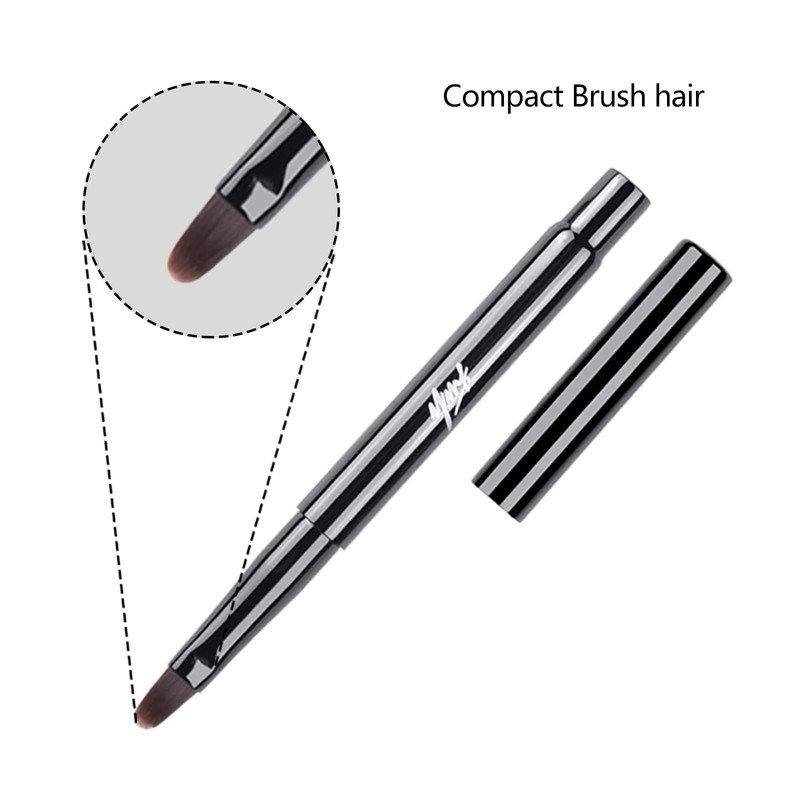 ACOSBRUOP Makeup Brushes Lip brushes Lipliner brushes Black Retraltable for