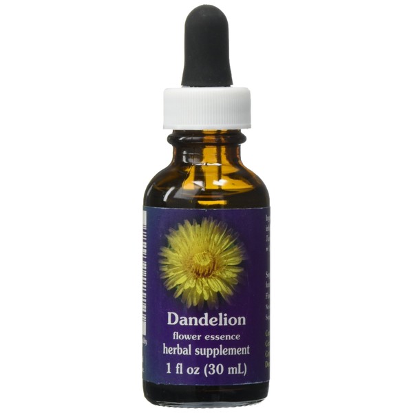 Flower Essence Services Dropper Herbal Supplements, Dandelion, 1 Ounce