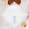 Wedding Handkerchiefs for Happy Tears Something Blue Gift No Ugly