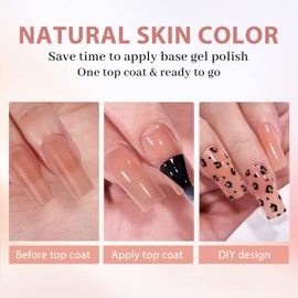 BTArtbox BTArtbox Soft Gel Nail Tips Square - Press On Nails Long Natural XCOATTIPS Pre-applied Tip Primer, One-Step Square Gel Nail Tips Fake Nails for DIY Nail Art