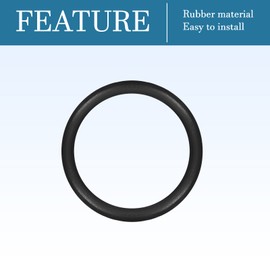 QUARKZMAN Nitrile Rubber Seal Washer 25 mm x 21 mm x 2 mm for Tap Plumbers Repair Seal Connection, Black Pack of 50