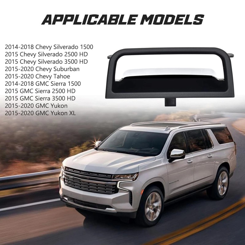 Unbranded For 2015-2020 GMC Yukon/Yukon XL Center Console Armrest Latch