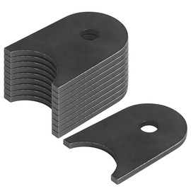 heneng 10 Pcs Trailer Link Axle Weld Tab for 1-3/4" Axle Tube Diameter, 1/2" Bolt Hole, 3/16" Thick, Weld-on Radius Tabs