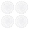 sourcing map 4Pcs Crochet Doilies, 10 Inch Handmade Crochet Table