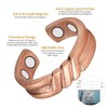 YINOX Heart Shaped Magnetic Therapy Jewelry for Women Pure Copper