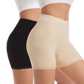 Vinconie Women's Short Leggings, Underskirt Shorts, Lace Cycling Shorts, Safety Shorts -