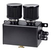 JDMON AN8 1.2L Dual Filter Engine Oil Catch Can Tank,
