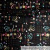 Michael Miller Fabrics BonEful FABRIC FQ Cotton Quilt Rainbow Stripe