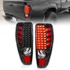 AmeriLite for 2004-2012 Colorado/Canyon LED Pure Black Replacement Tail Lights