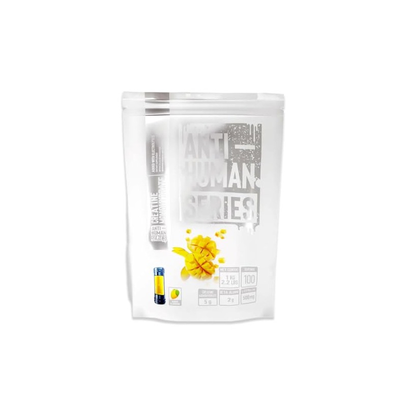Antihuman Series Creatine Monohydrate | Suplemento Alimenticio en Polvo con