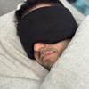 Ayus Wellness Organic Cotton Sleep Mask - Vegan, Light-Blocking, Breathable,