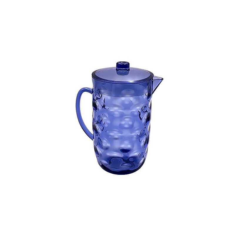 Jarra Para Agua Acrílico Wave 2.5 Litros Azul Cs-025