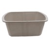 Comfort Axis Rectangular Plastic Wash Basin with Graduations, 7 Quart,