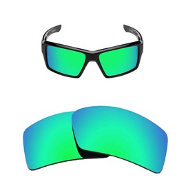Polarized Replacement Lenses for Oakley Eyepatch 2 Sunglass-Multi Options (Emerald)