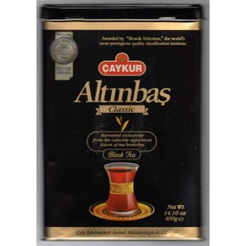 CAYKUR Altinbas Exclusive Turkish Black Tea Special Can Pack 400 gr ''Monde Selection'' Awarded