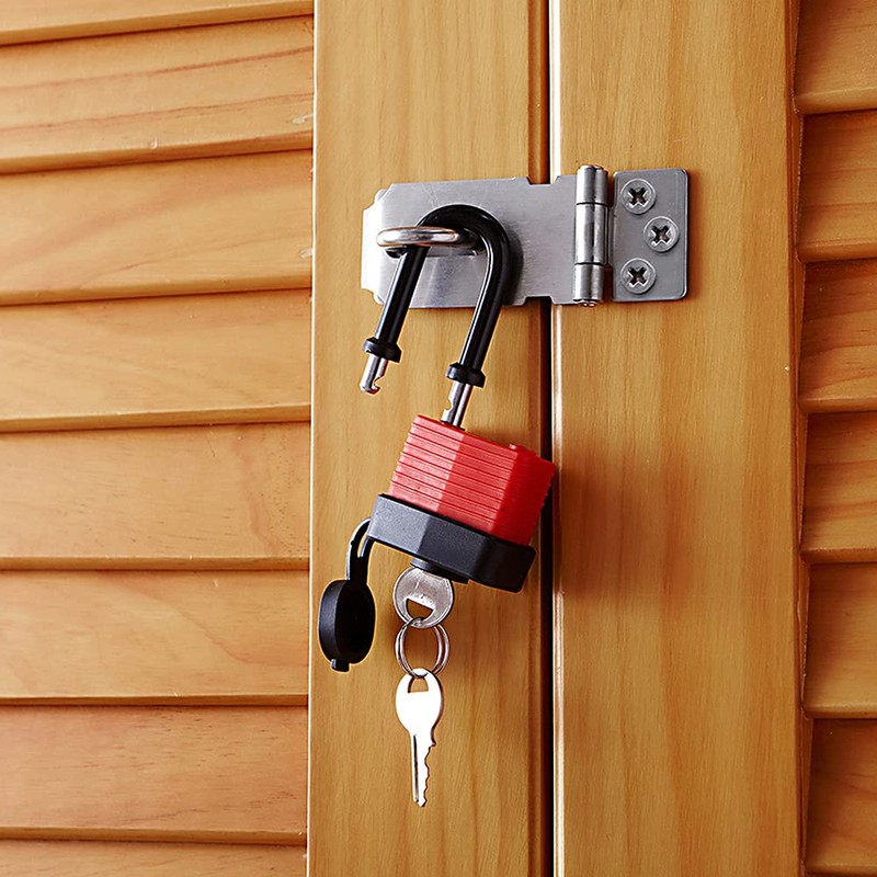 Dekton DT70162 40MM Long Shackle Waterproof Padlock, Silver, 40 mm