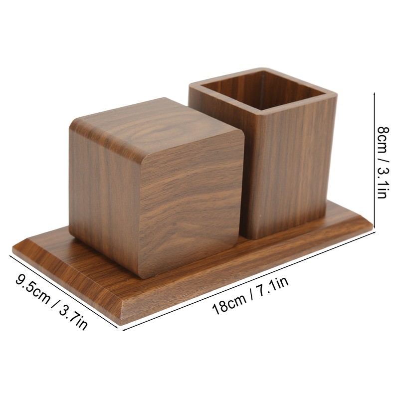 Pen Holder Clock Temperature Calendar Display 3 Level Brightness Adjustment