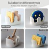 BekPooQ Ultra Absorbent Stone Sponge Holder for Kitchen Sink, 2