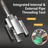 2 in 1 Integrated Internal & External Pipe Threading Tool