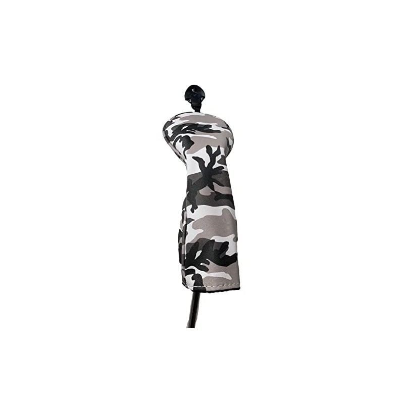 Utility Headcover Camouflage Pattern 4 Color Options Wood Cover (Gray)