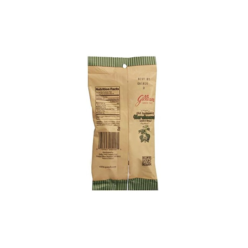 Gilliam Old Fashioned Candy Flavored Sanded Horehound Drops Pack of