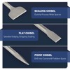 ZELCAN Chisel Set with SDS Max Shanks, 3pc SDS Max