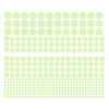 sourcing map Glow in The Dark Spot Decals Decor Green