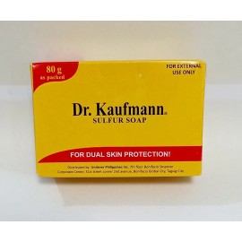 Dr. Kaufmann Sulfur Soap (2 Bars x 80g) Dual Skin Protection