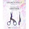 Legacy Nails - Tijera profesional para cutículas multicolor de acero