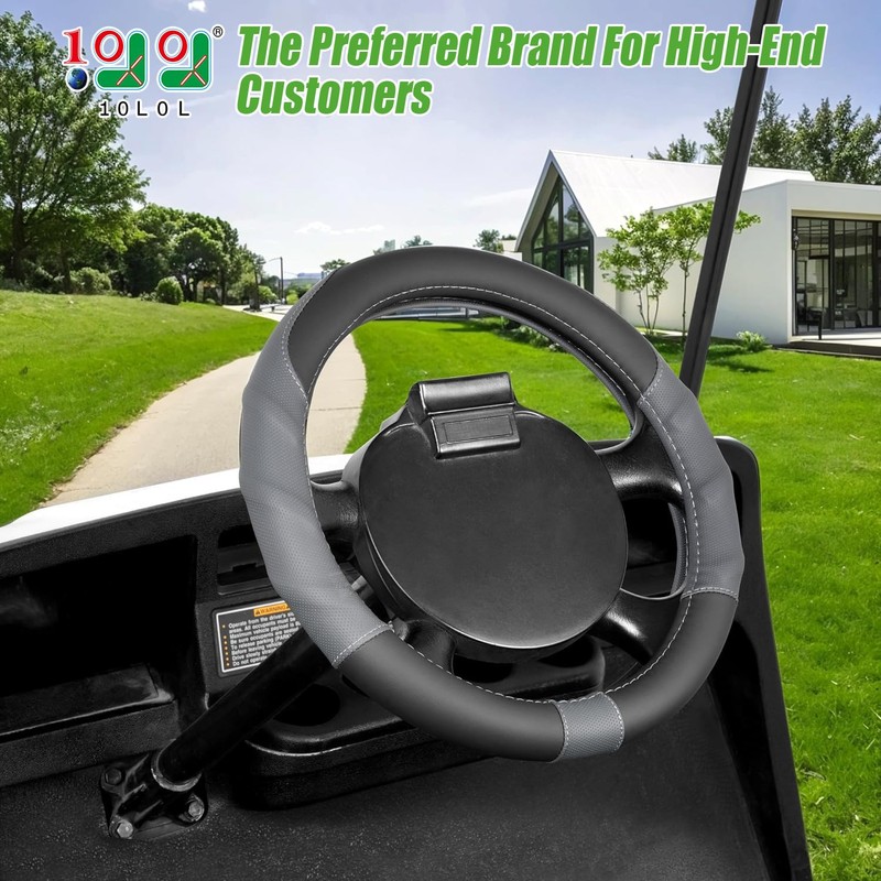 10L0L 13 Inch Golf Cart Steering Wheel Covers for EZGO
