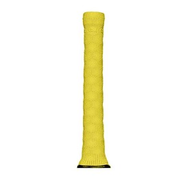 Gunn & Moore GM Cricket Bat Grips | Deep 3D HEX Pattern for Comfortable Enhanced Hold | Premium Rubber | Suitable for Virtually All Handle Sizes - 12" Long | 12 Pack | Yellow