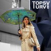 Topsy Turvy Inverted Umbrella Windproof UV Protection Drip-Free Inverted Design