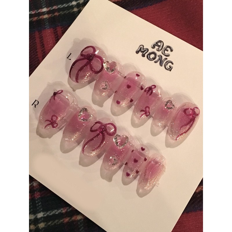 Aemong: Plum Ribbon - Almond / Aemong : 플럼 리본