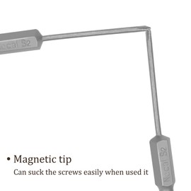 Kozelo 5 x Phillips Screwdriver Bit - [2.5 Inch x H1/4 x 2 mm x PH0] Hexagonal Shaft Magnetic Cross Batch Head for Pneumatics or Electricity Tool Use S2 Steel