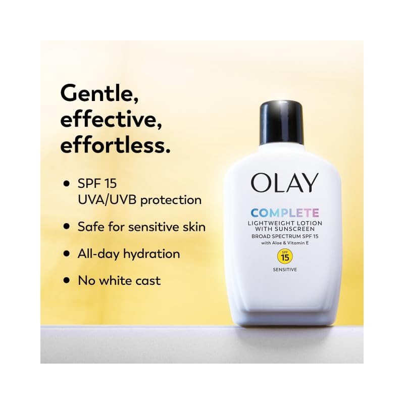 OLAY Complete All Day Moisturizer SPF 15, Sensitive 4 oz
