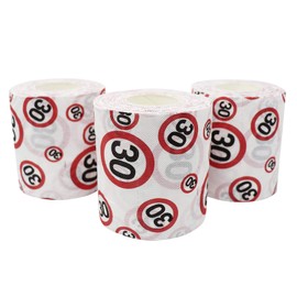 Close Up Toilettenpapier 30, 3-er Set Geburtstagstoilettenpapier