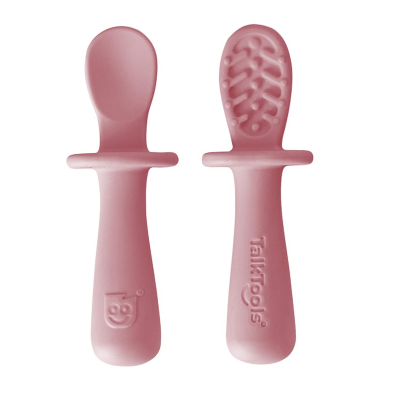 TalkTools ITSY Tiny Silicone Spoons – Twin Pack Soft Silicone