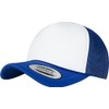 Flex fit Unisex's Foam Trucker Cap Curved Visor wht/Roy one