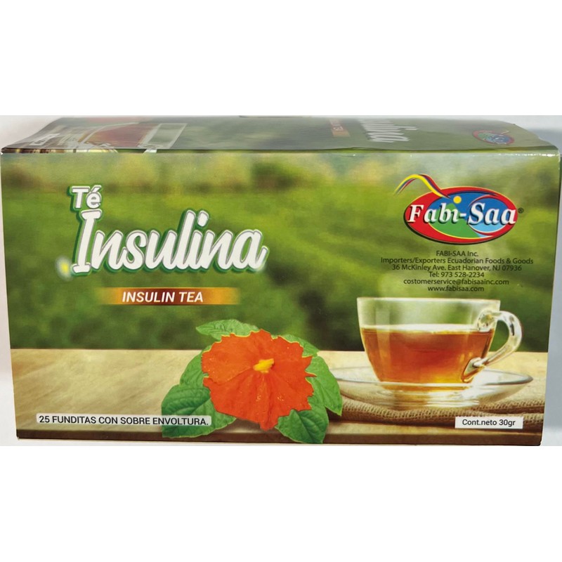 Fabi Saa Te Insulina 25 Tea Bags-2 PACK (50 Tea