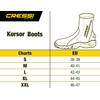 Cressi Unisex Korsor Semi-rigid 5mm Boots with semi rigid sole
