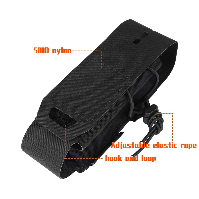 Tactical Pouches Flashbang Pouch Molle Flashlight Holder Magazine Pouch Portable