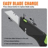 XW Utility Knife Set, Retractable Box Cutter and Folding Utility