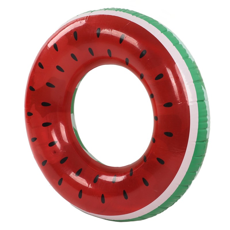 Watermelon Pool Float 16.5in Inner Diameter Inflatable Watermelon Design Eco