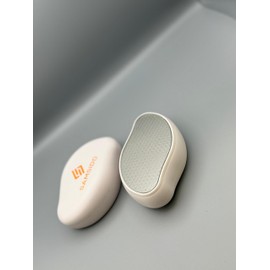 SAMSIDD Foot File, Callus Remover, Nano Crystal Glass Foot Scrubber, Professional Foot Care Tool, Hard Skin Remover, Suitable for Wet and Dry Use, Portable (Silver)